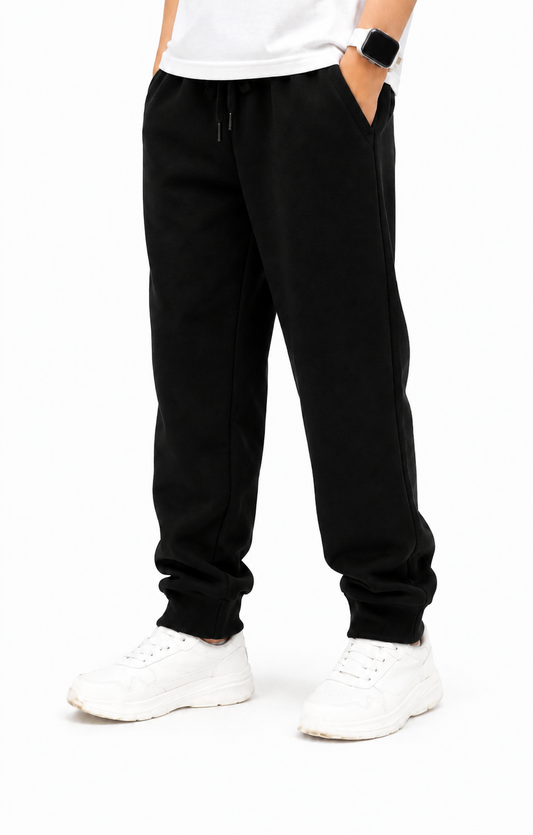 Black Cotton Pants