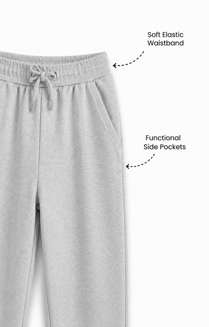 Grey Cotton Pants