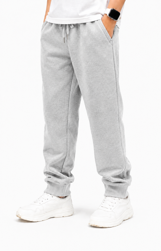 Grey Cotton Pants