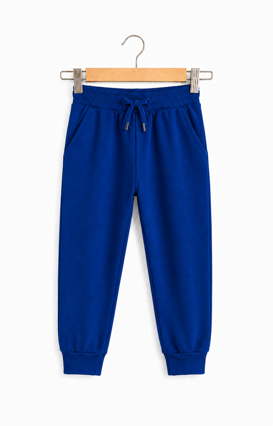 Royal Blue Cotton Pants