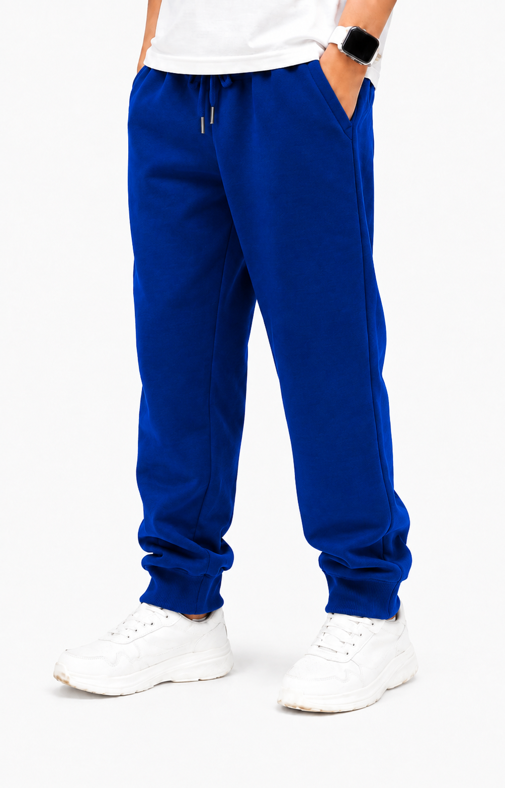 Royal Blue Cotton Pants
