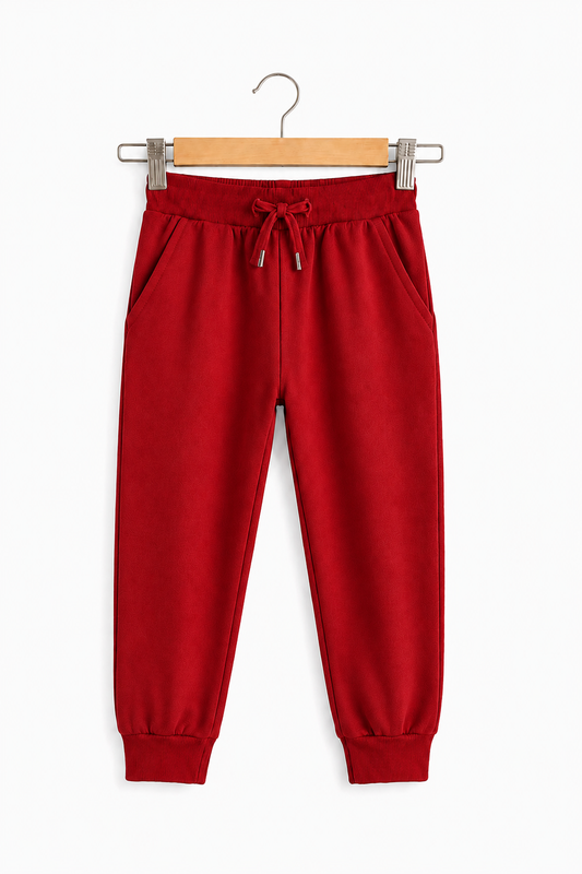 Red Cotton Pants