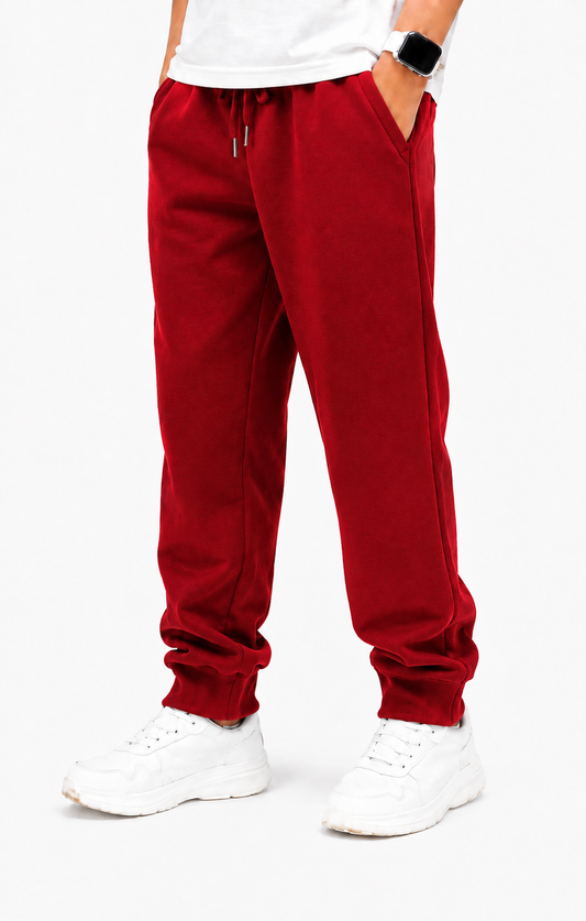 Red Cotton Pants