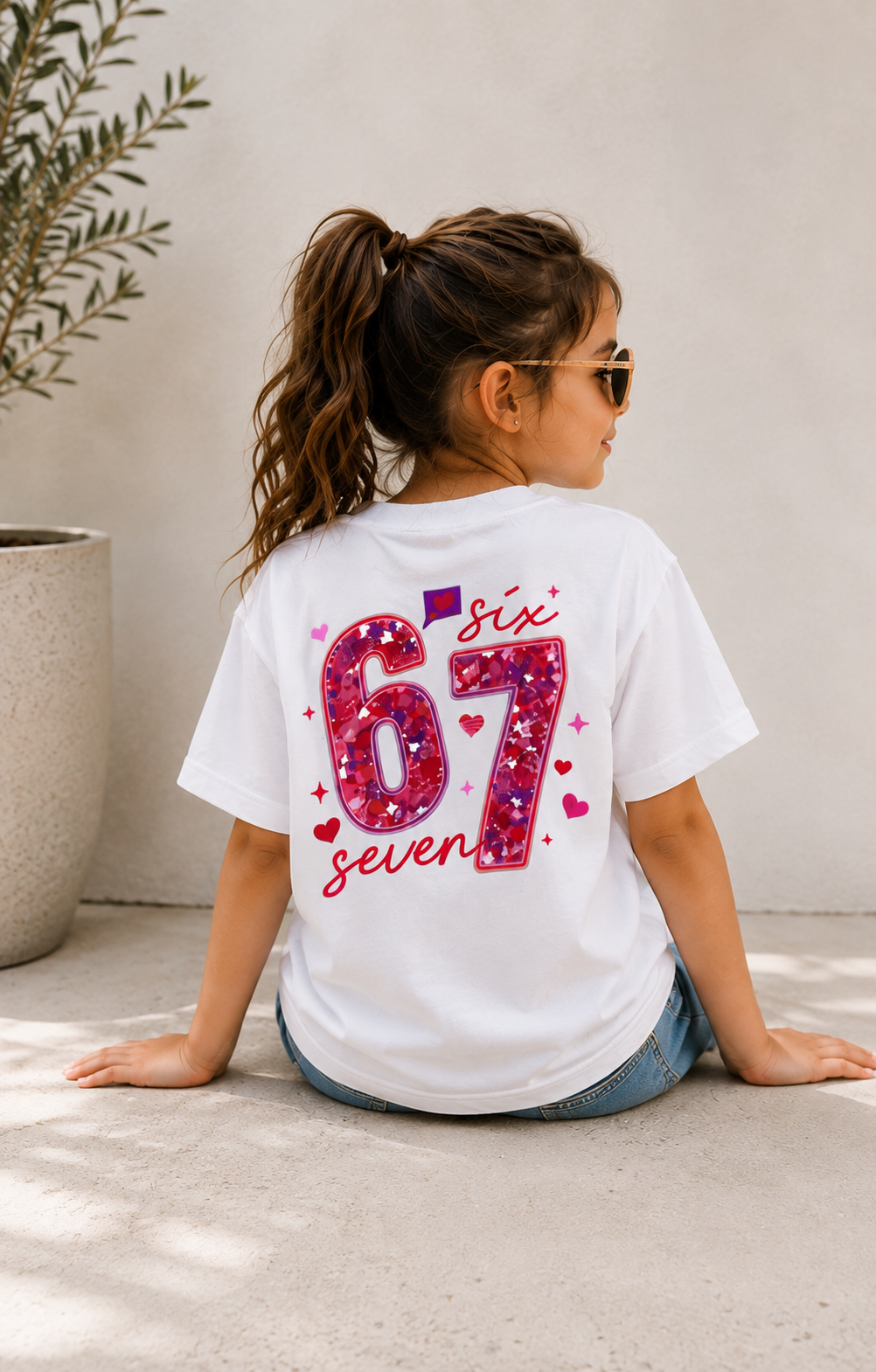 Glitter Love Tee - Kids Tshirt