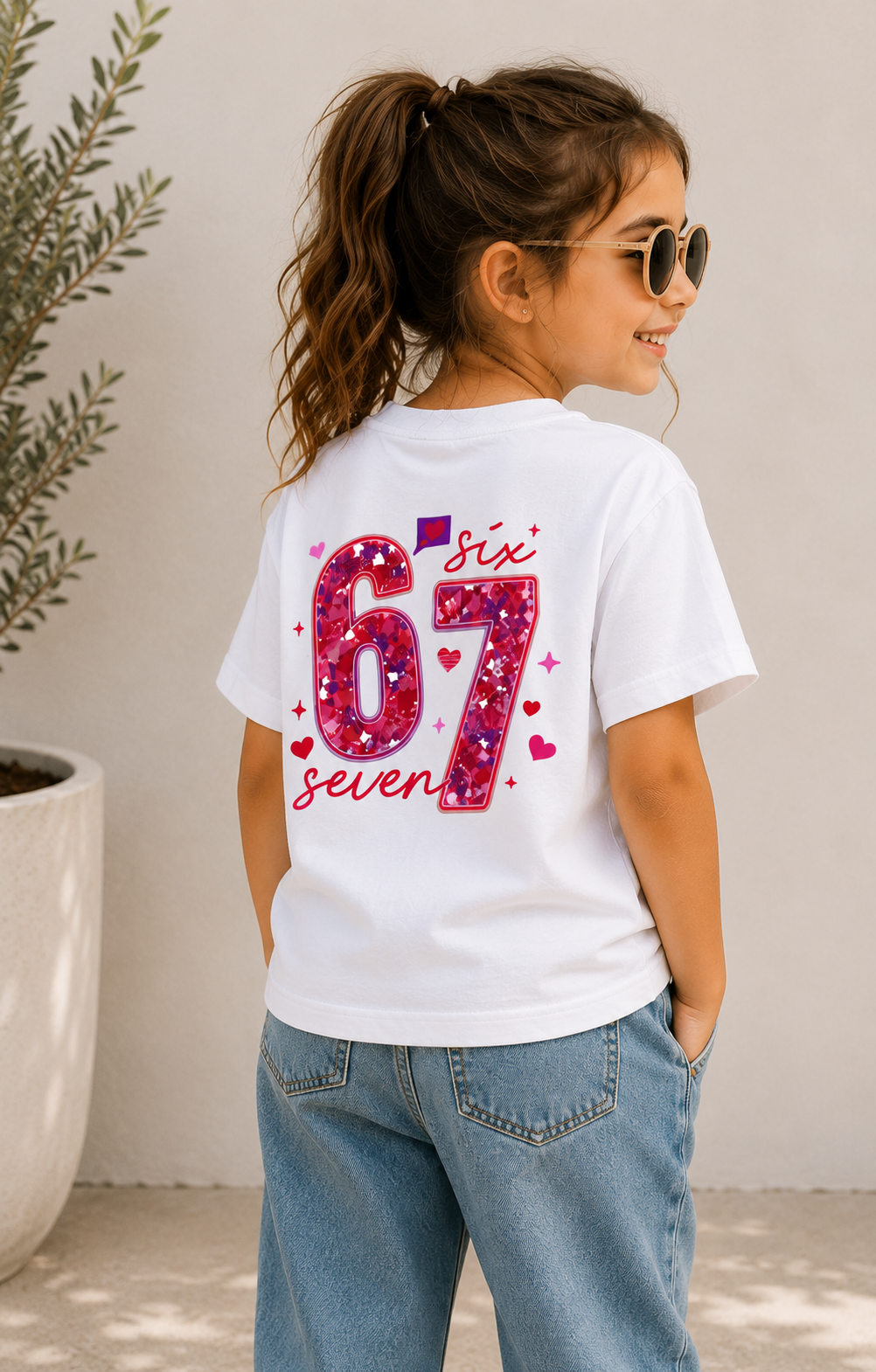 Glitter Love Tee - Kids Tshirt