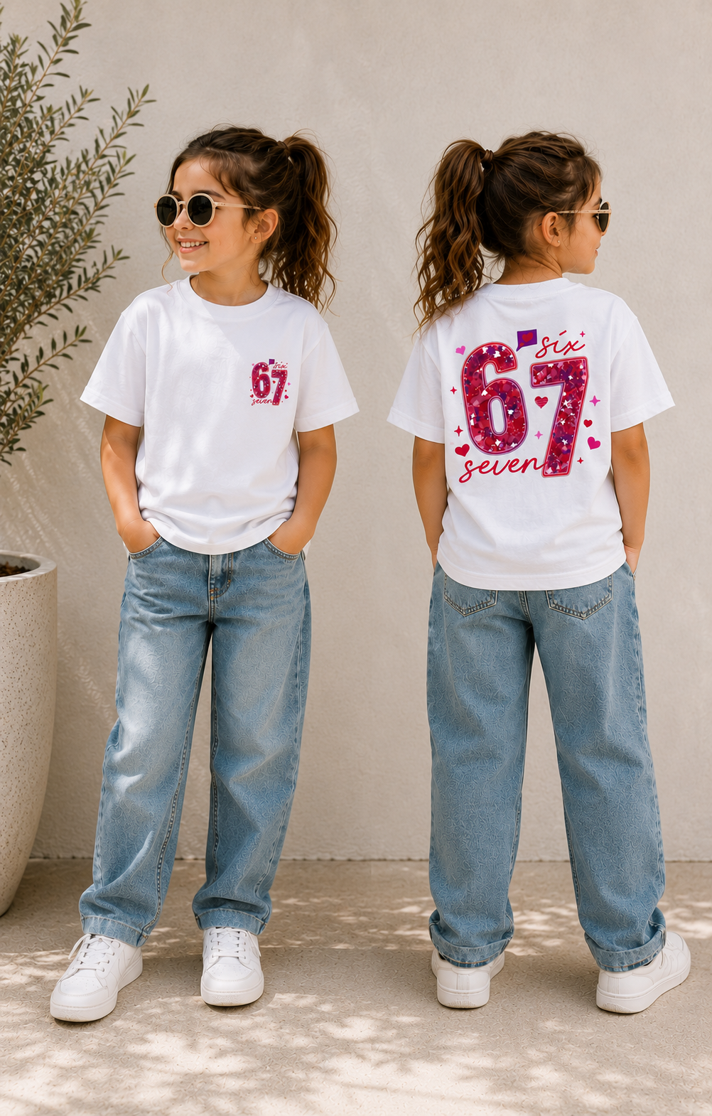 Glitter Love Tee - Kids Tshirt