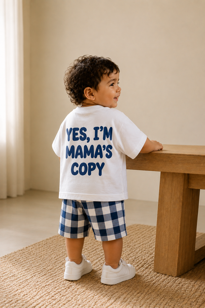 Yes I'm Mama's Copy - Kids Tshirt