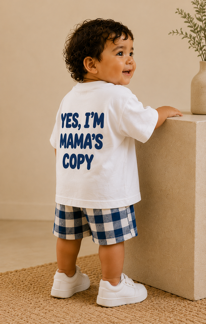 Yes I'm Mama's Copy - Kids Tshirt
