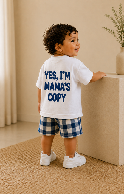 Yes I'm Mama's Copy - Kids Tshirt