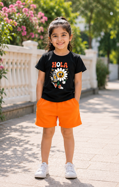 Hola Sunflower- Kids Co-ord Set