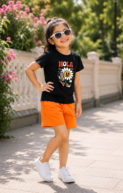Hola Sunflower- Kids Co-ord Set