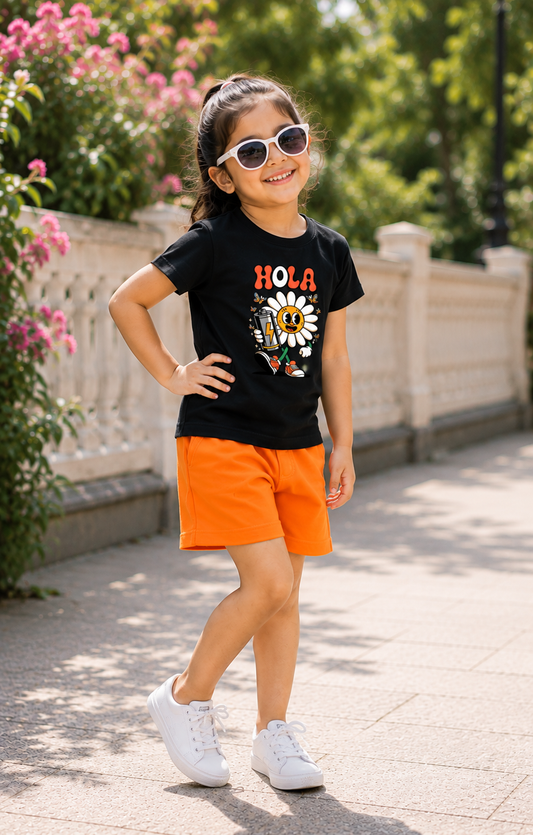 Hola Sunflower- Kids Co-ord Set
