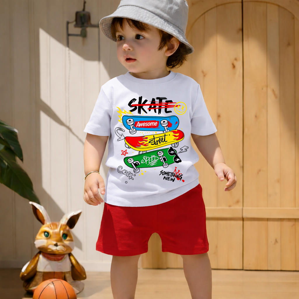 Awesone Skater| Kids Co-ord Set