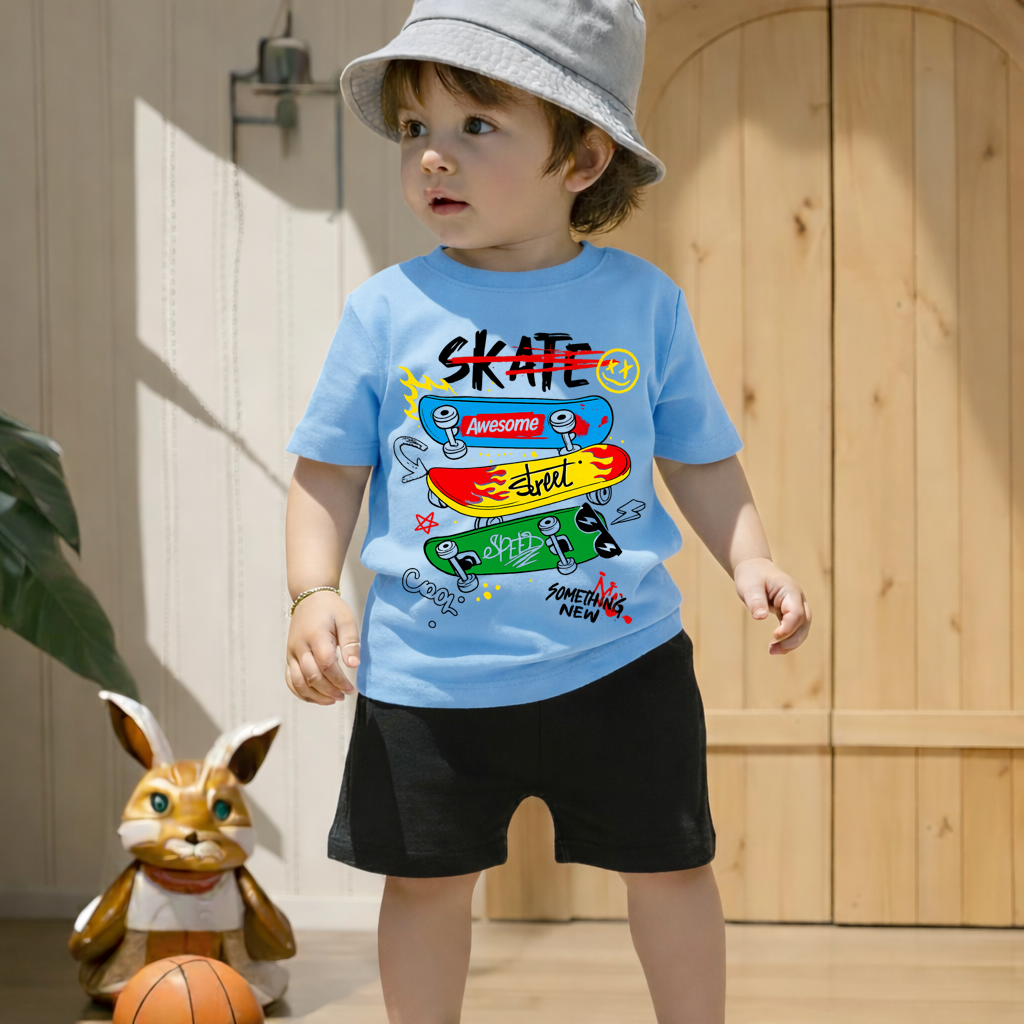Awesone Skater| Kids Co-ord Set