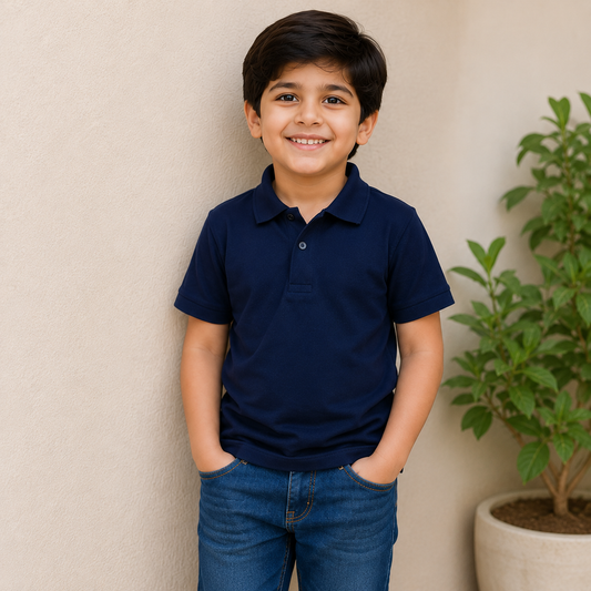 Navy - Polo Tshirt