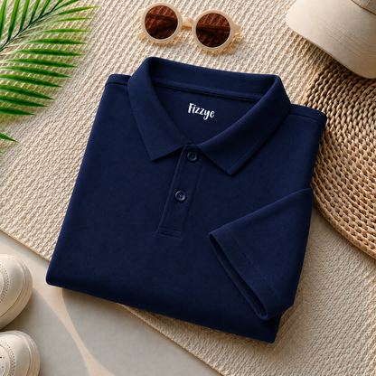 Navy - Polo Tshirt