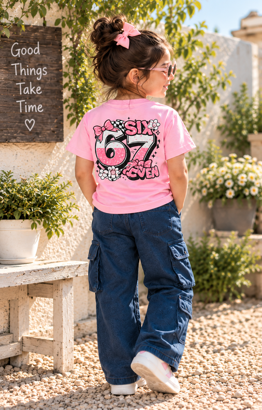 67 Bow & Bloom Tee - Kids Tshirt