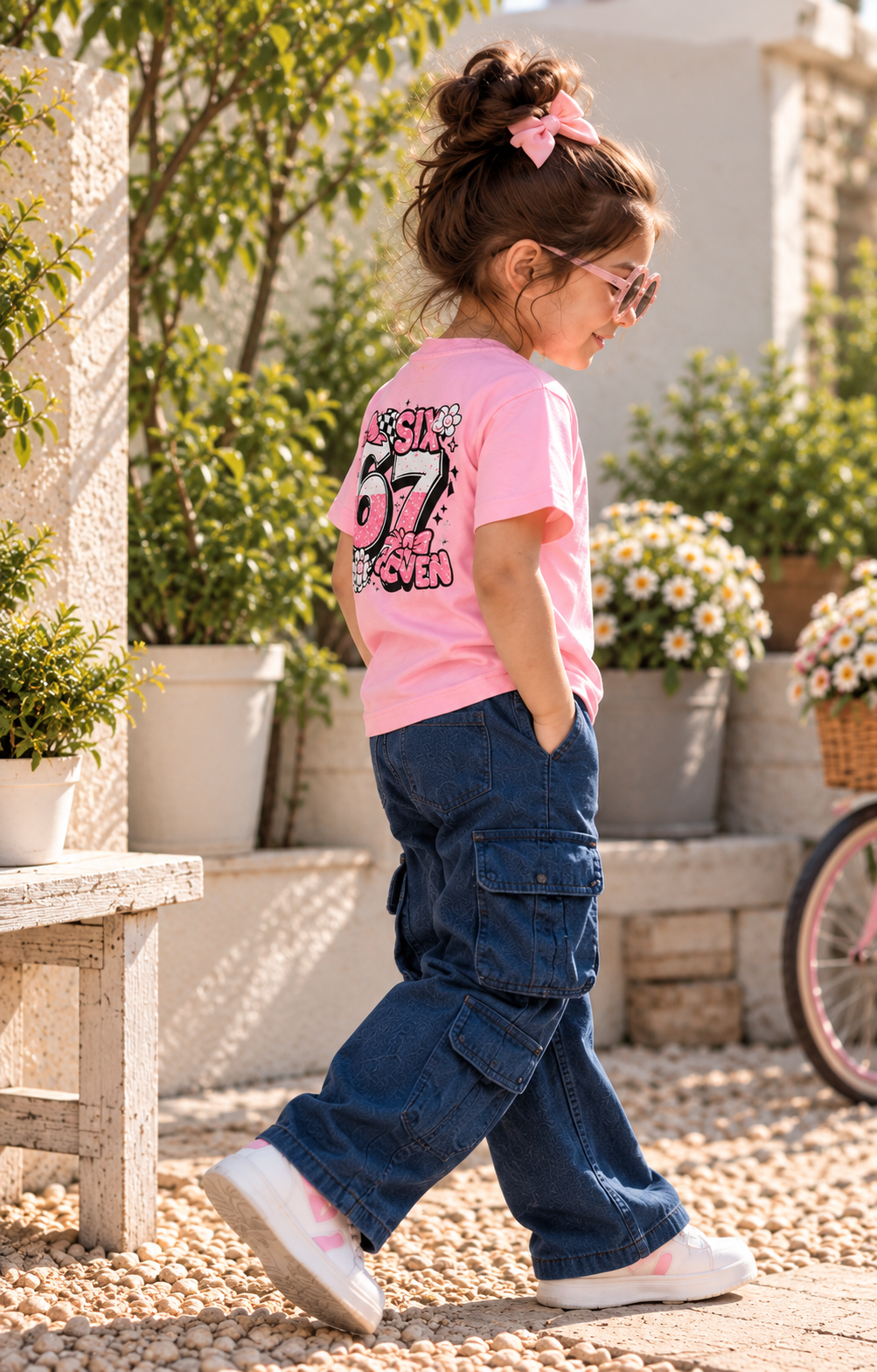 67 Bow & Bloom Tee - Kids Tshirt