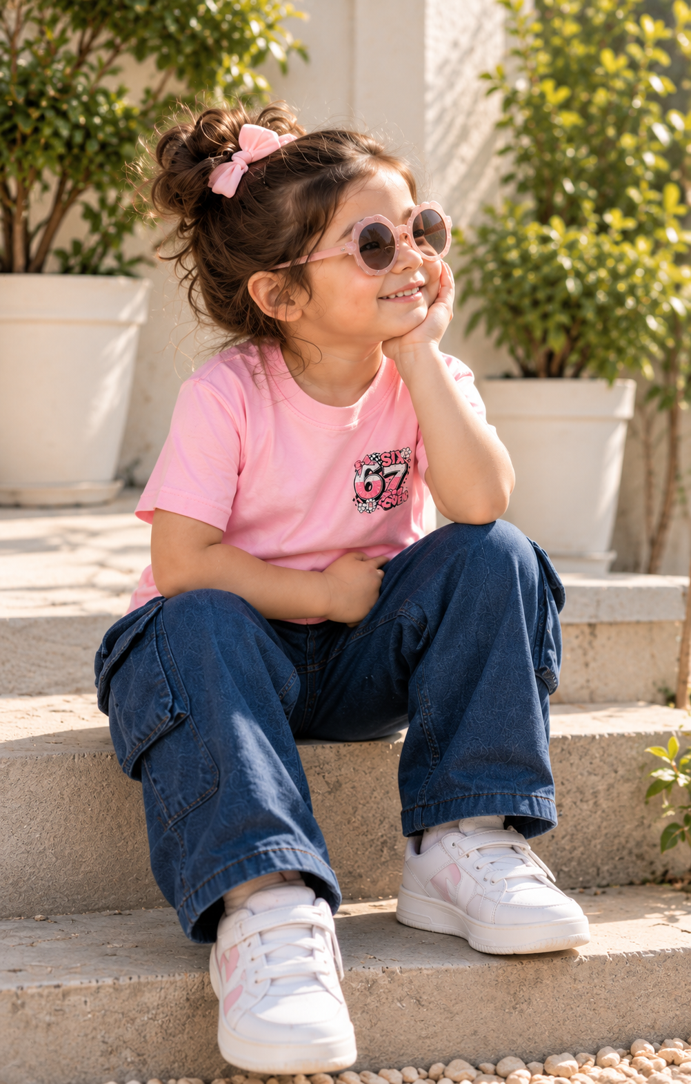 67 Bow & Bloom Tee - Kids Tshirt