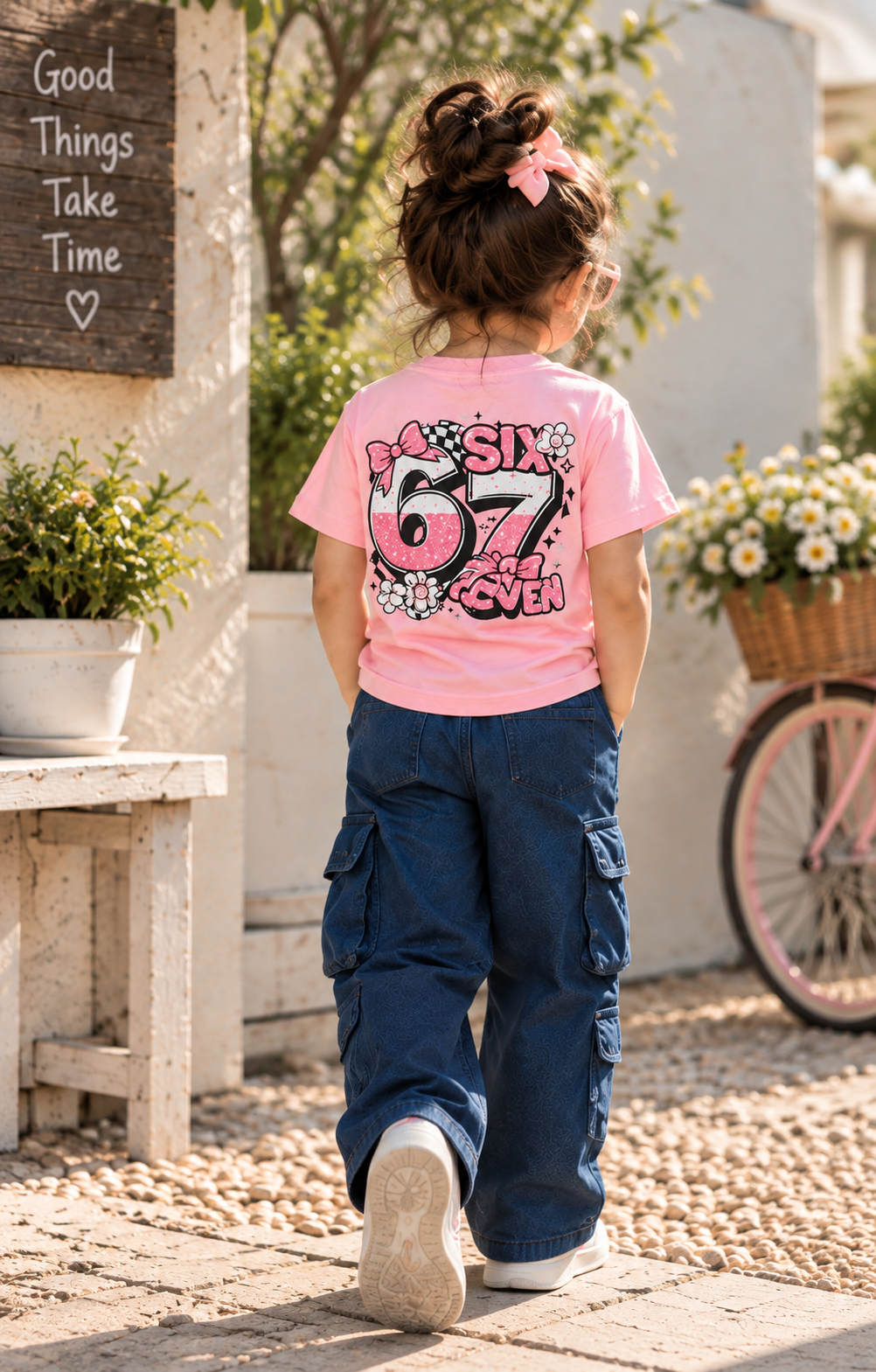 67 Bow & Bloom Tee - Kids Tshirt