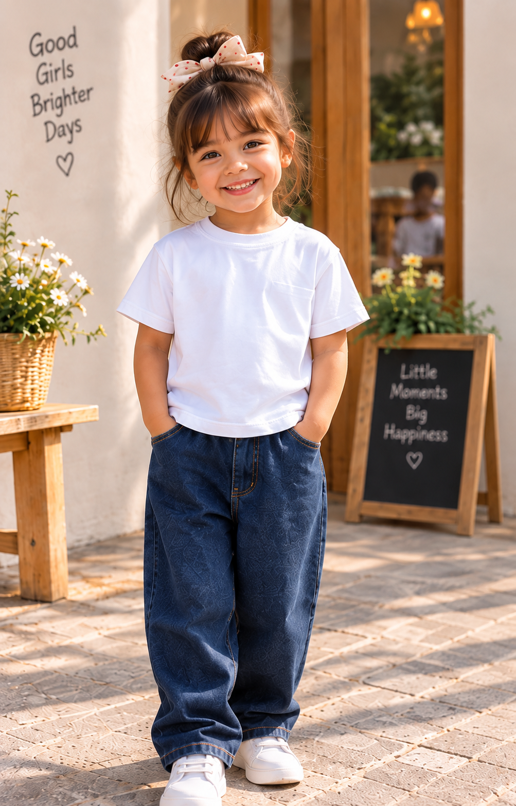 Cherry Bow - Kids Tshirt
