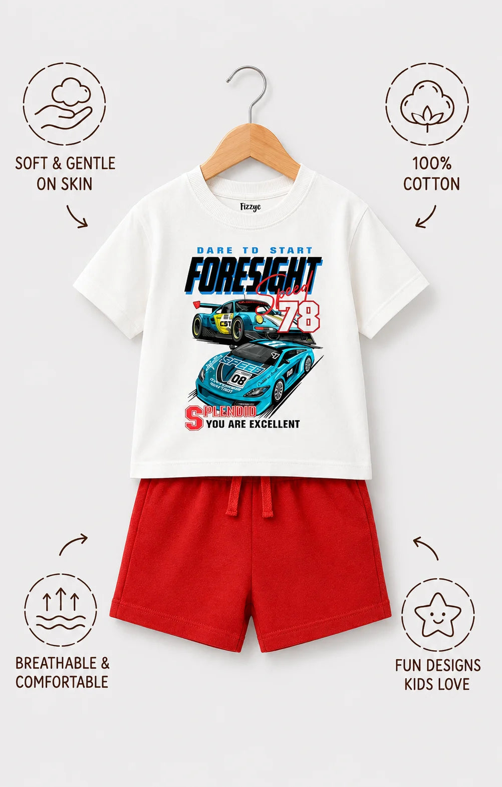 Dare To Start  | Kids Co-ord Set