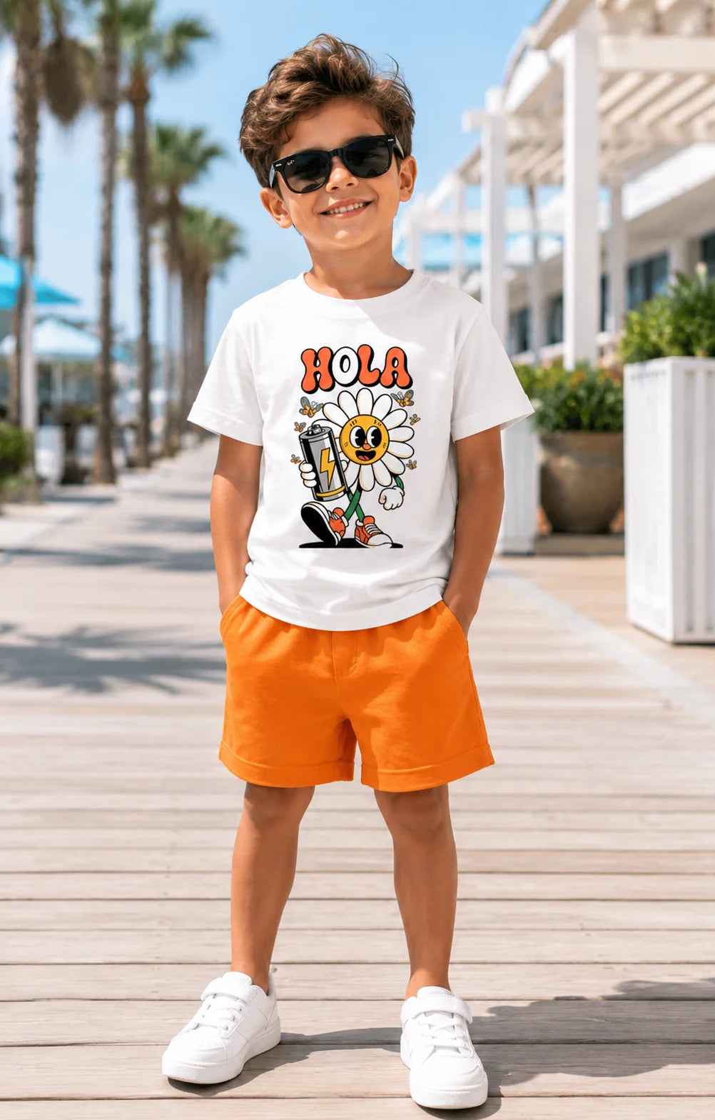 Hola Sunflower- Kids Co-ord Set