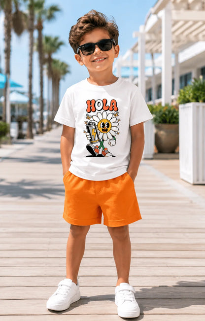 Hola Sunflower- Kids Co-ord Set