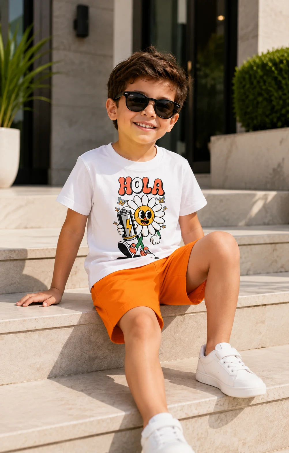Hola Sunflower- Kids Co-ord Set