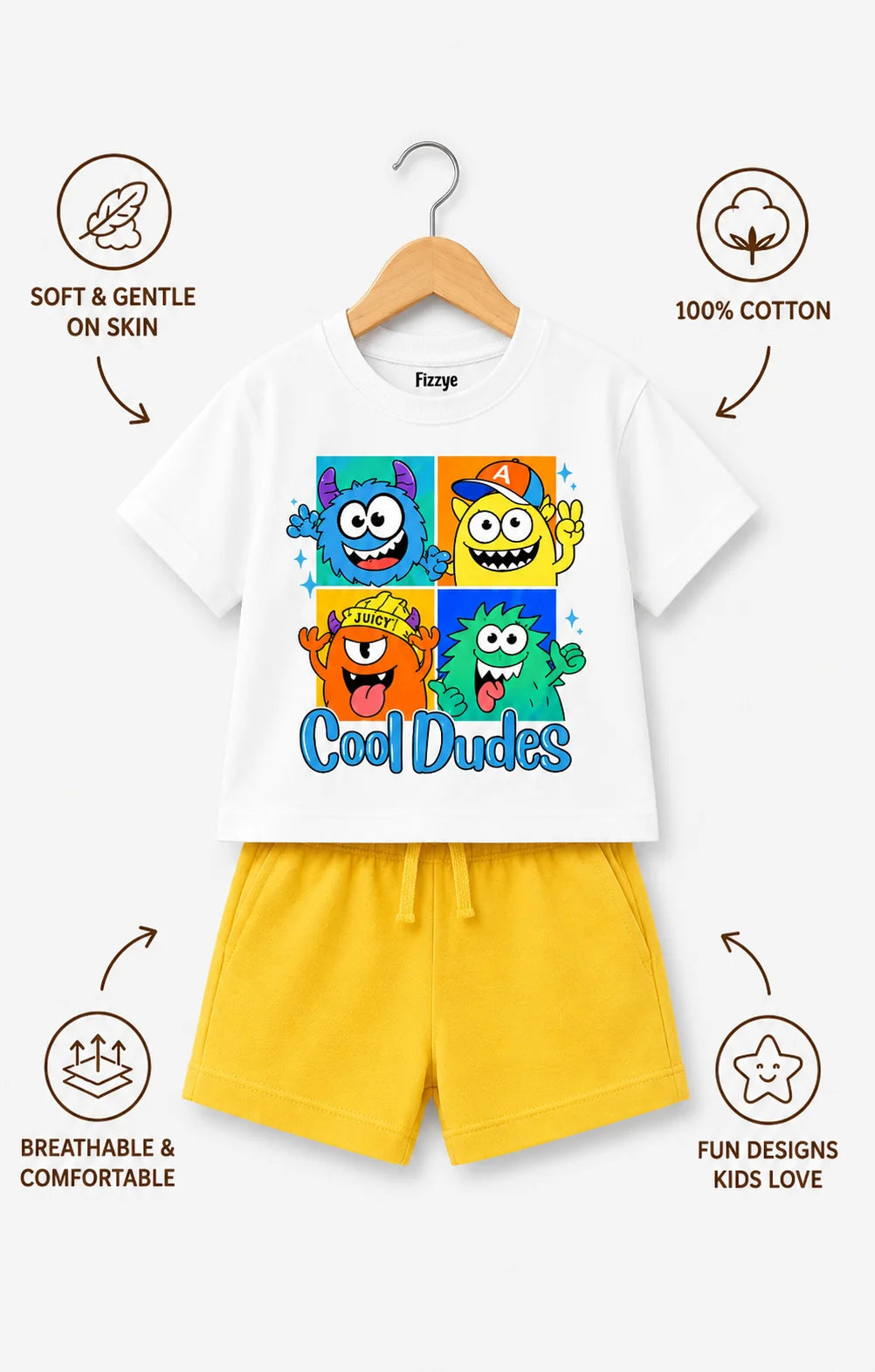 Cool Dudes  | Kids Co-ord Set