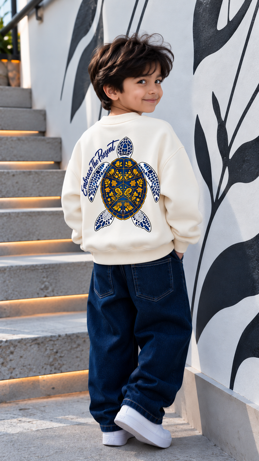 Embrace The Present - Oversized Sweatshirt