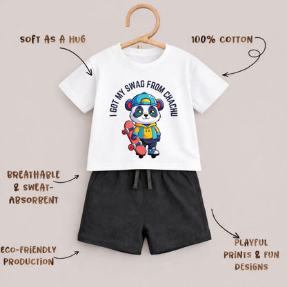 Cotton Co Ord Set Matching Outfit for Boys | Casual Wear