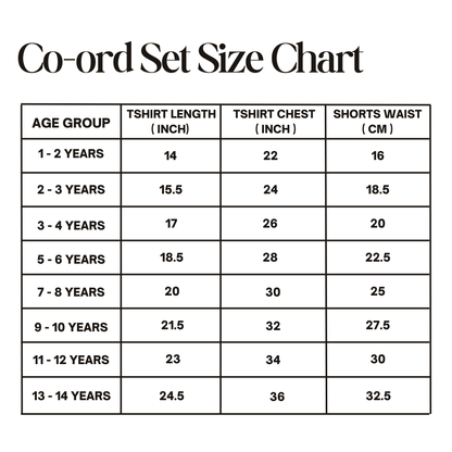 Cotton Matching Co Ord Set Outfit | Stylish Family Wear Set