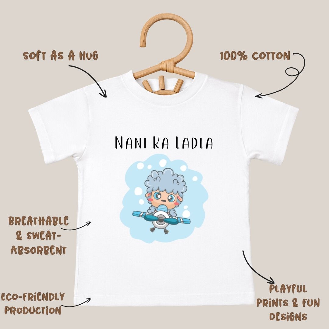 Cotton Tee Casual Daily Wear for Children | Graphic T Shirt