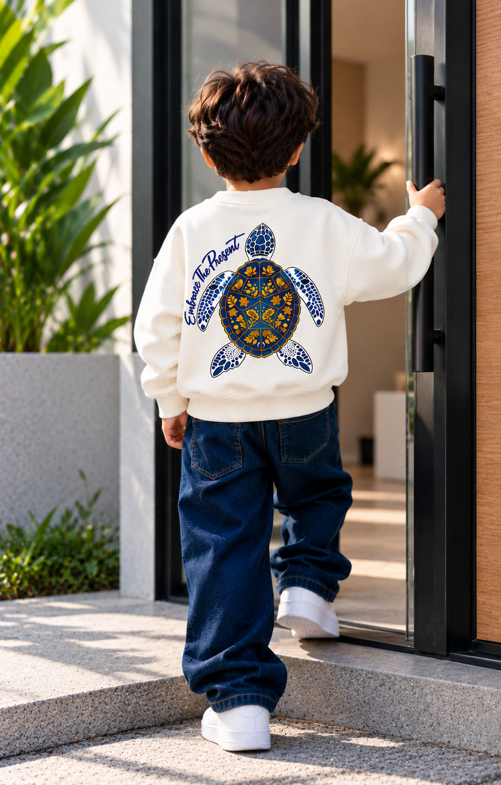 Embrace The Present - Oversized Sweatshirt