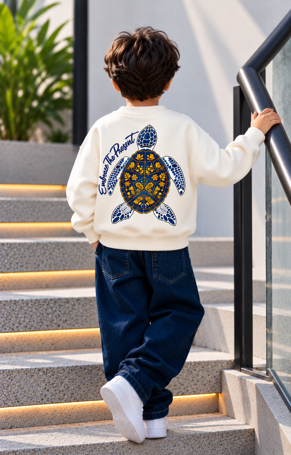 Embrace The Present - Oversized Sweatshirt
