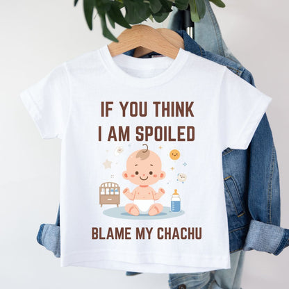Funny Kids T Shirt with Chachu Print | Kids T Shirt