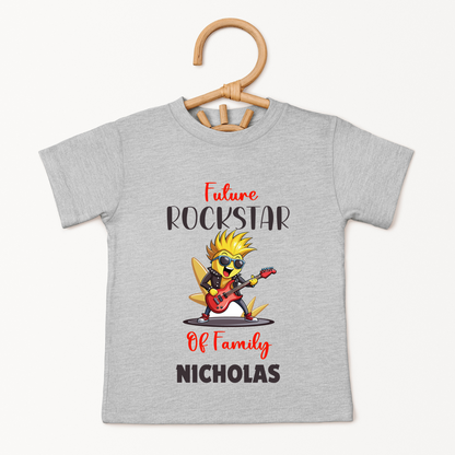 Rockstar Of Family - Custom Kids Tee