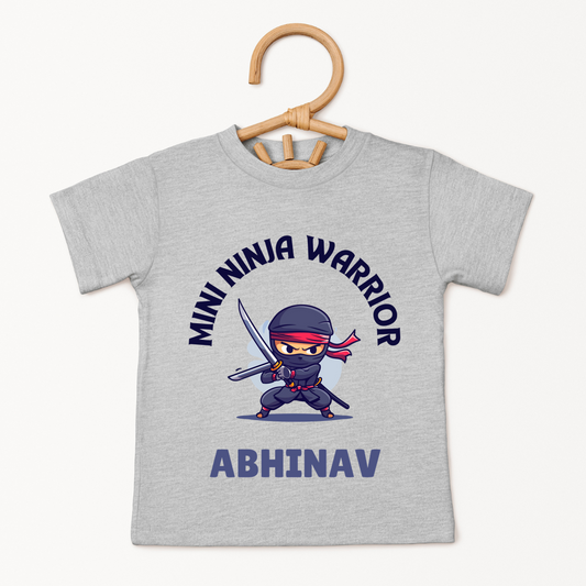 Mini Ninja Warrior - Custom Kids Tee
