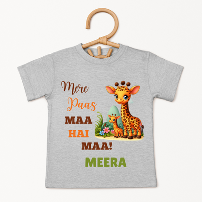 Maa Hai Mere Paas - Custom Kids Tee