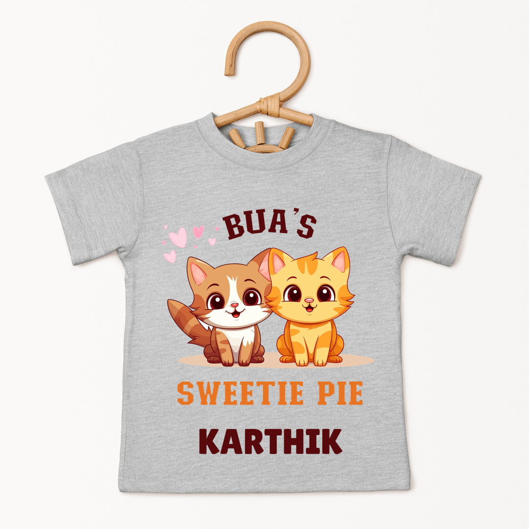Bua's Sweetie Pie - Custom Kids Tshirt