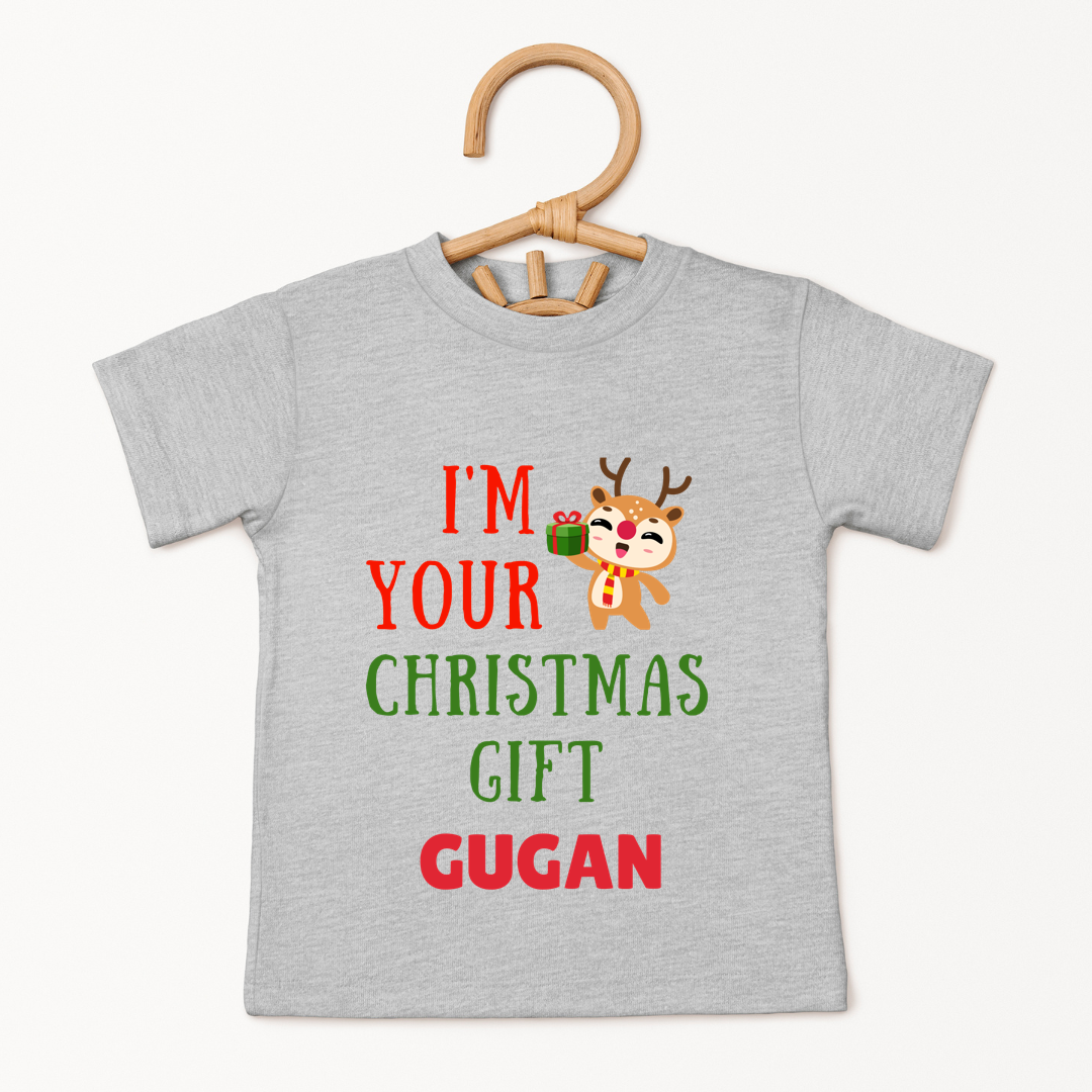 I'm Your Christmas Gift - Custom Kids Tshirt