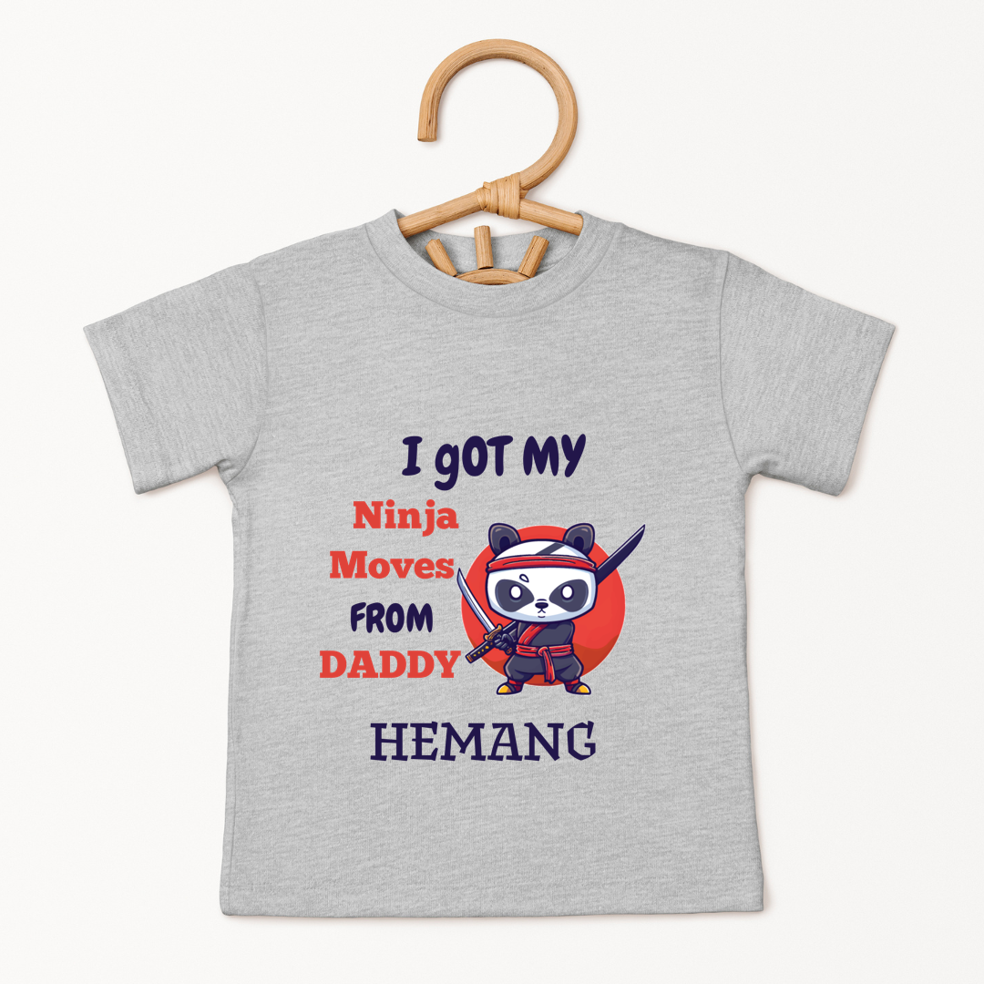 Daddy's Ninja - Custom Kids Tee