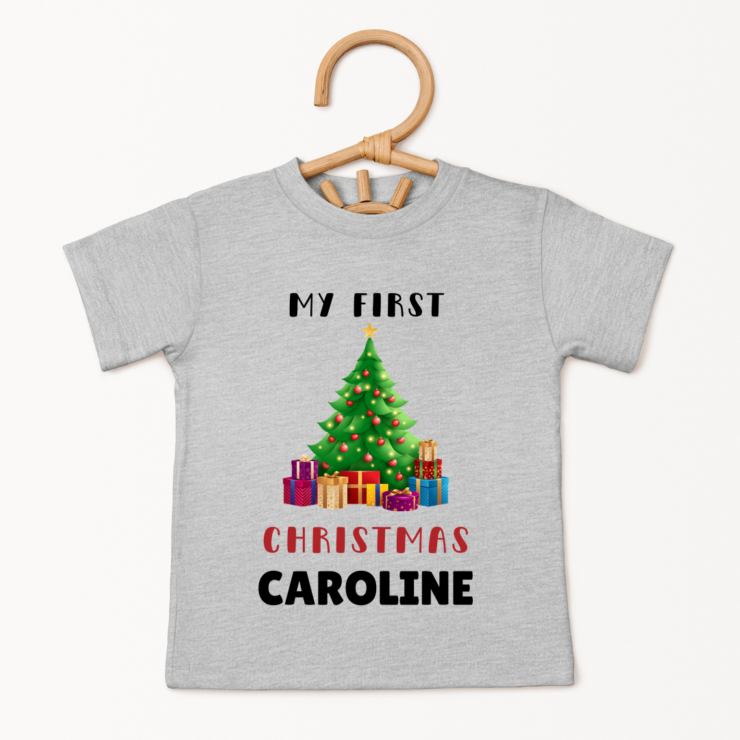 My 1st Christmas - Custom Kids Tee