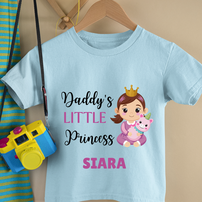 Daddy's Little Princess - Custom Kids Tee