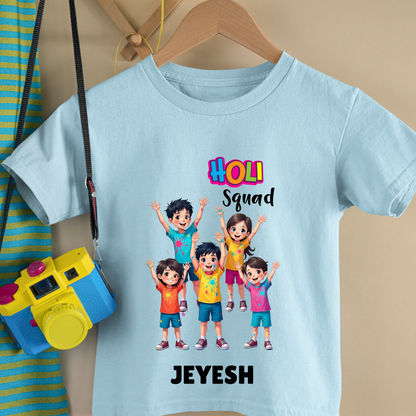 Holi Squad - Custom Kids Tshirt