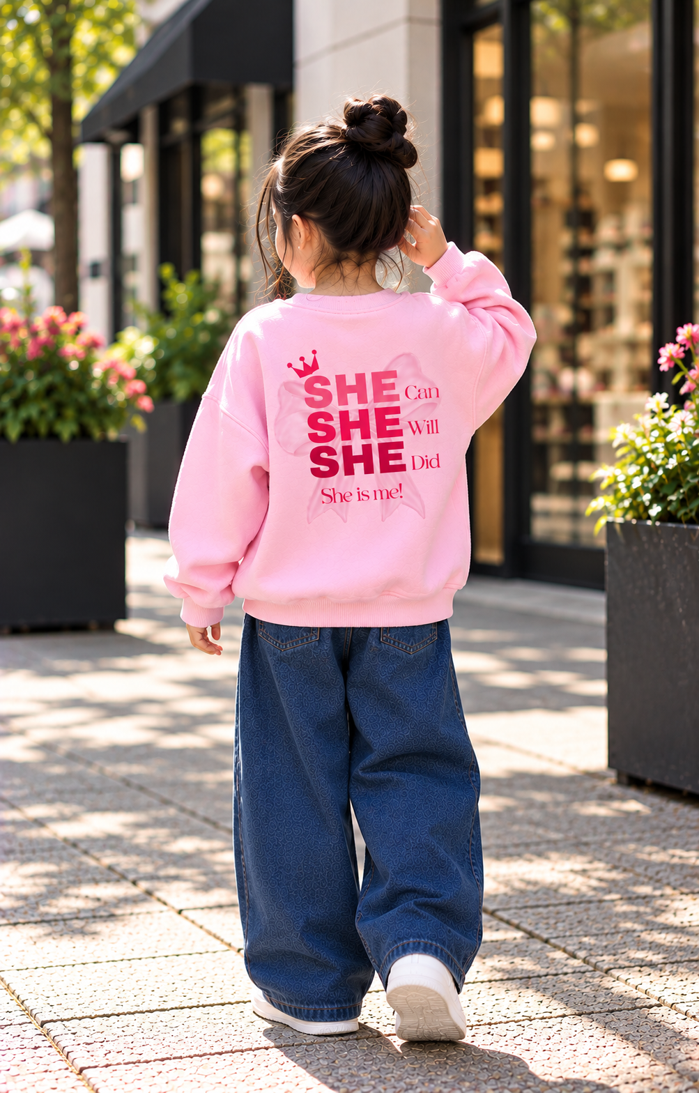 She Is Me - Oversized Sweatshirt
