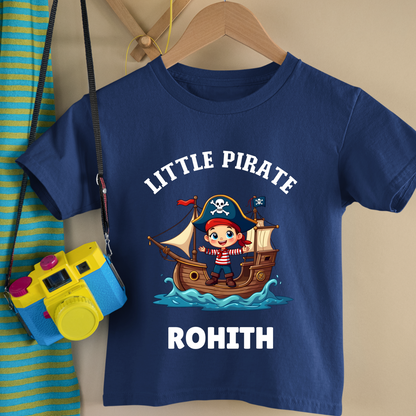 Little Pirate - Personalised Kids Tshirt