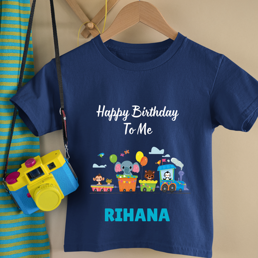 Happy Birthday To Me - Customisable Kids Tshirt