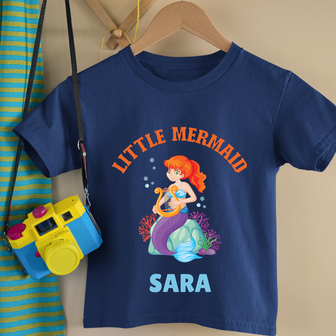 Little Mermaid - Personalised Kids Tee